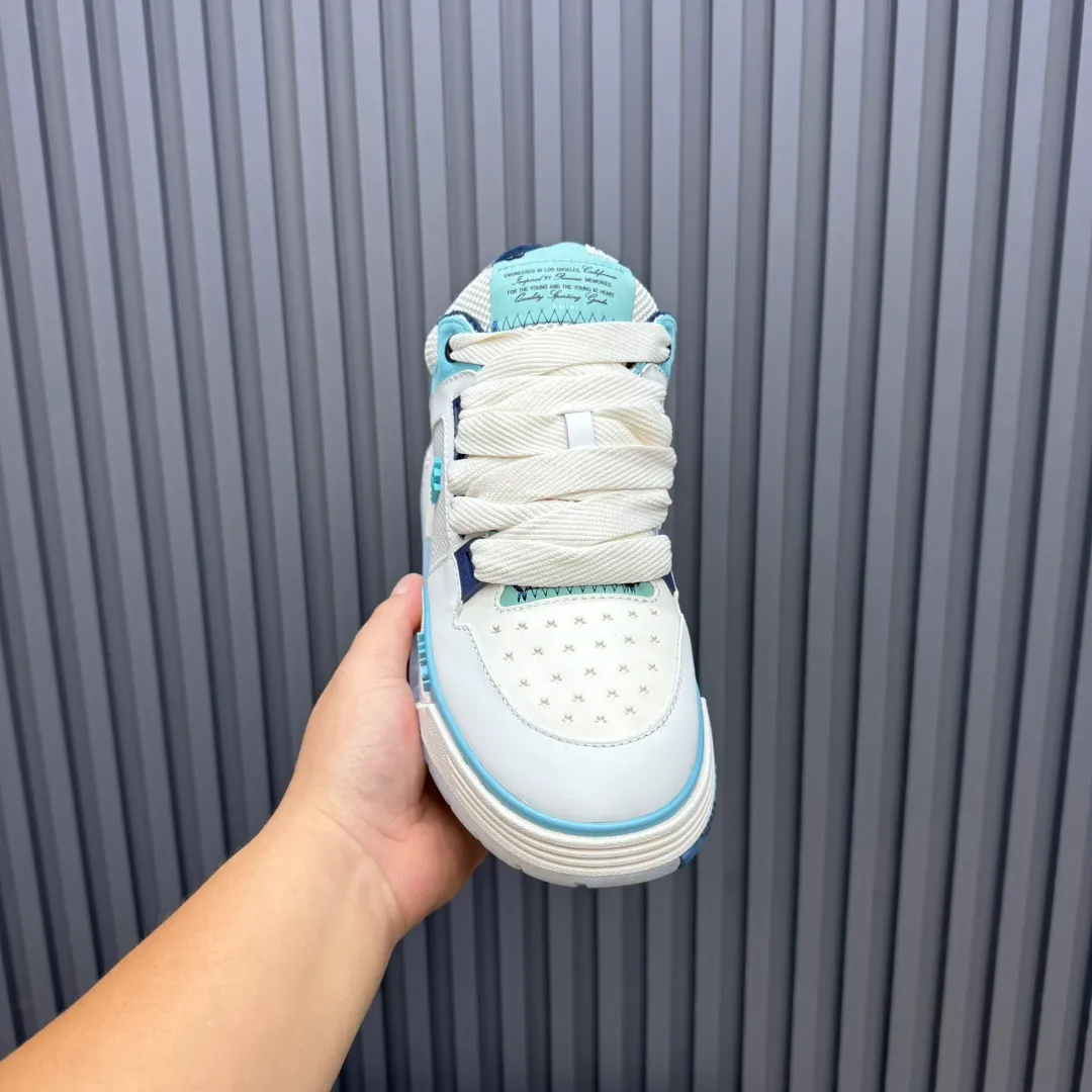 Men's shoes 💰660💰 AMIRI AMIRI trendy brand hot sale 🔥 Available all year round, couples 💑 Official website synchronization Imported fabrics 1⃣️ vs 1⃣️ replica, original factory special original sole, 35-45 (45. non-refundable)